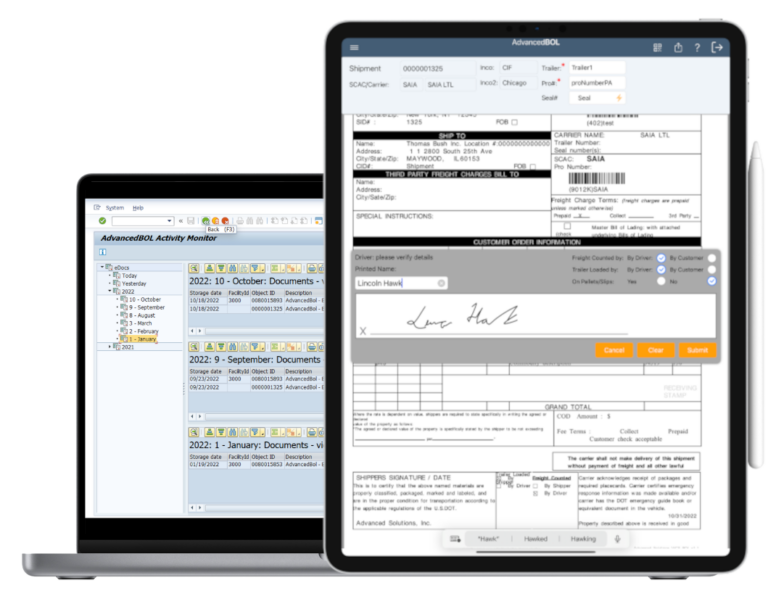 AdvancedBOL Solution