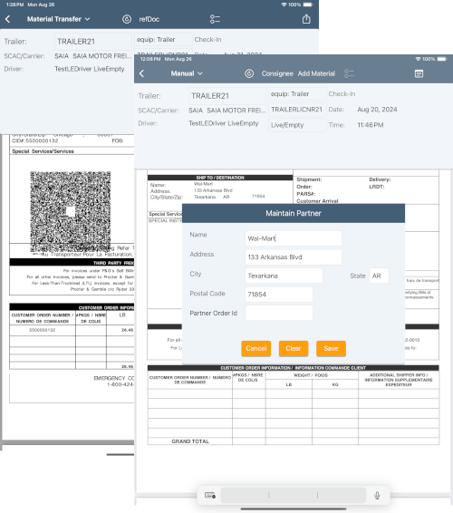 Manual Bill of Lading with eBOL