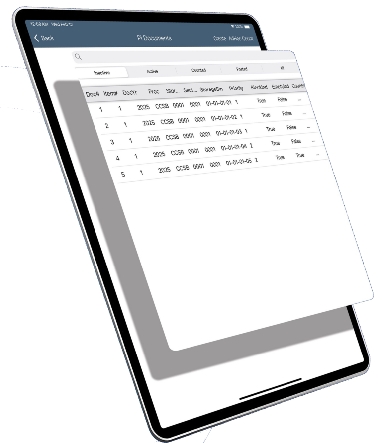 AdvancedCount for SAP - PI Documents