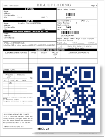 Advanced Solutions eBOL