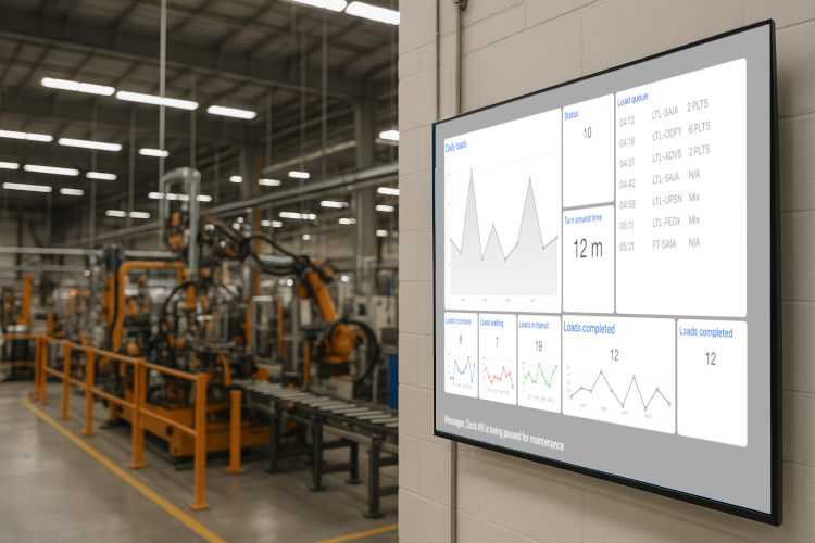 CommandCast on a production floor CommandCast on a production floor